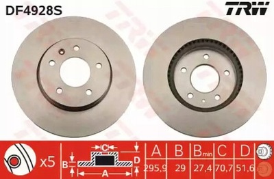 DISCO HAMULC. OPEL ANTARA 06- PARTE DELANTERA  