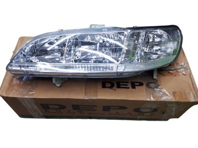 Лампа фара лівий depo honda accord vi 1998 - 2003 фото №1