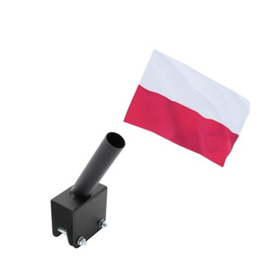 Flaga Polski z uchwytem balkonowym ZESTAW