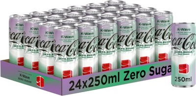 Coca Cola K-Wave Zero Bez Dodatku Cukru Limited Edition 250ml x 24szt