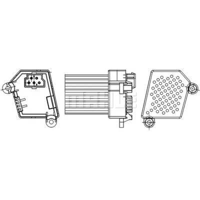 REGULATOR, VENTILIATORIUS PŪTIMO : VIDAUS AUTOMOBILIO MAHLE ABR 33 000S 