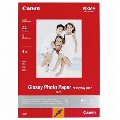 PAPIER FOTOGRAFICZNY CANON A4 200g GLOSSY PHOTO PAPER EVERYDAY USE GP501 !