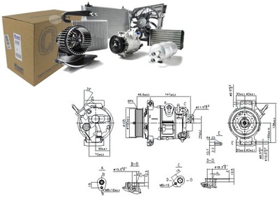 NISSENS COMPRESSOR AIR CONDITIONER DODGE CALIBER 1.8 - milautoparts-fr.ukrlive.com