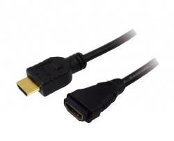 Przedłużacz HDMI LogiLink CH0056 HDMI A F > HDMI A M, 2m