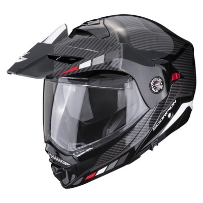 Kask SCORPION ADX-2 CAMINO Black-Silver-Red r. M