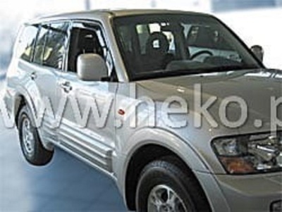 SIDE-WINDOW DEFLECTORS HEKO MITSUBISHI PAJERO WAGON III IV 2 PCS.  