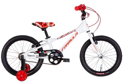 Rower dziecięcy Formula SLIM Vbr koło 18 " biało-czerwony