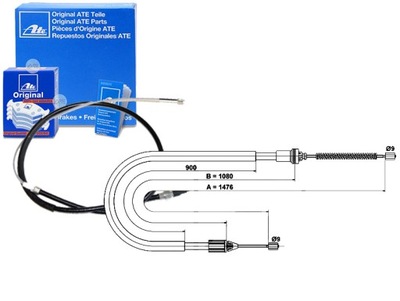 CABLE BRAKES MANUAL RENAULT MEGANE SCENIC SCENI - milautoparts-fr.ukrlive.com