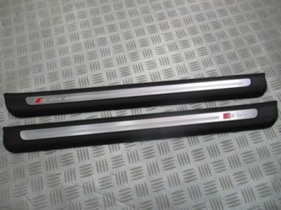 Накладки накладки пороговые audi tt 8s0 s-line фото №1