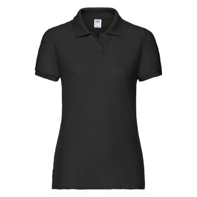 FRUIT KOSZULKA POLO DAMSKA 65/35 BLACK L