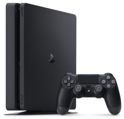 Konsola Sony PlayStation 4 Slim 500 GB czarna CUH-2216A z padem