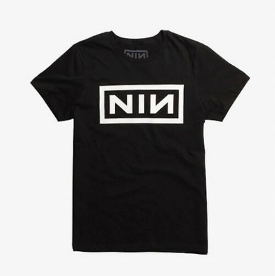 Koszulka NINE INCH NAILS NIN LOGO White Logo