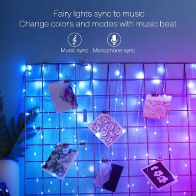 Fairy String Lights,SmartLED String Lights z pilotem zdalnego sterowania20m