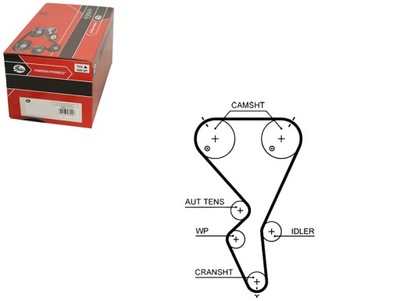 Ремінь розподільного валу фото №1
