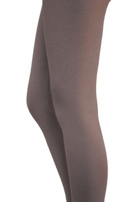 Legginsy Getry Gładkie Klasyczne CAPPUCINO r.146