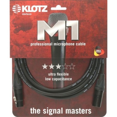 Kabel Xlr-Xlr 3m Klotz M1 M1FM1N0300