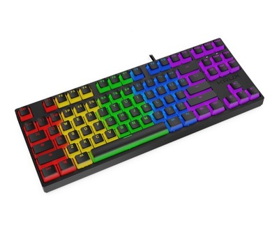 Klawiatura gamingowa KRUX ATAX RGB Pudding Outemu Black KRX0128 USB 1,6 TKL