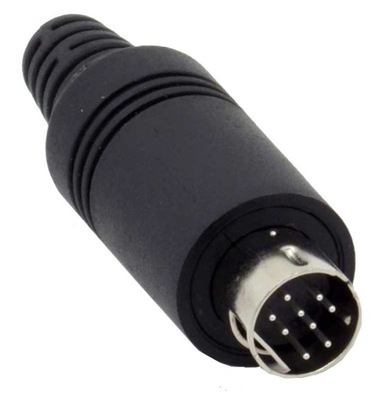 wtyczka WTYK mini DIN 9pin na kabel montażowy(2664