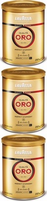 Kawa mielona Lavazza Qualita Oro puszka 250g x3