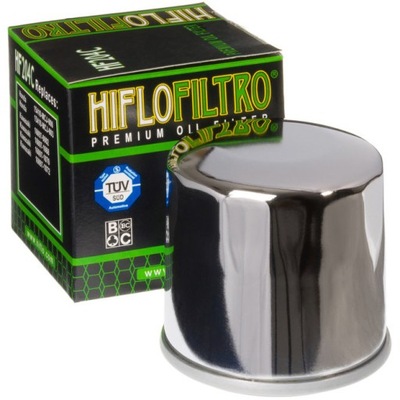 HIFLOFILTRO HF204C ХРОМ HONDA YAMAHA KAWASAKI