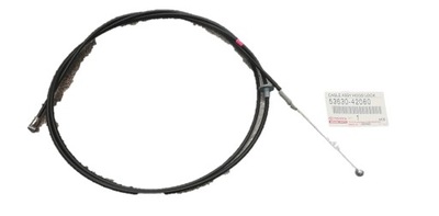 Toyota оригінальний номер 53630-42060 трос капот фото №1