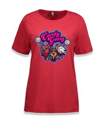 Damska koszulka Słodki gang piesków T-Shirt M
