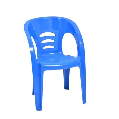 Krzesełko dziecięce fotelik dla dzieci stołek dziecięcy krzesło niebieskie