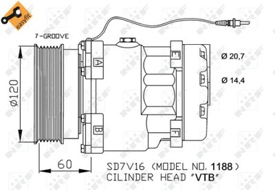 COMPRESOR DE ACONDICIONADOR RENAULT MASTER 97- 3.0D  