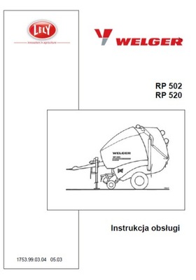 WELGER RP 502/520 - MANUAL MANTENIMIENTO PL  