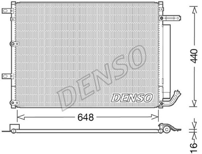 RADUADOR DE ACONDICIONADOR JEEP  