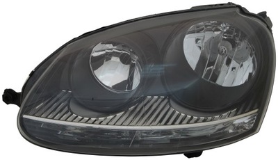 Фара лампа левая tyc vw golf v/jetta v +двигатель фото №1