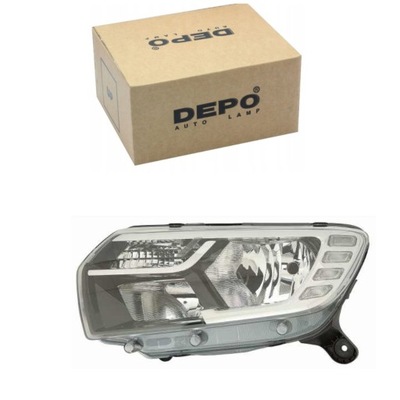 Фара лампа ліва do dacia logan ii 2012- фото №1