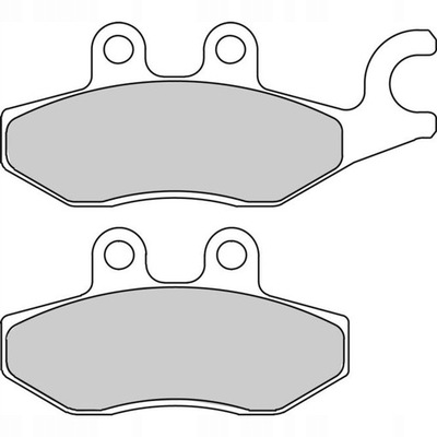 9D2F0B FERODO КОЛОДКИ ГАЛЬМІВНІ ЗАД, PRZEZNACZENIE: DROGA-MAŁY MOTOCYKL/SKUT