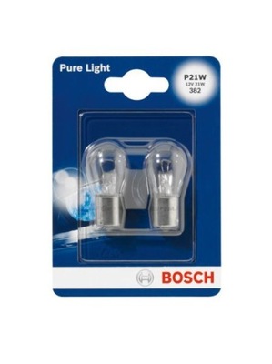 LUZ PURE LIGHT P21W 12V 21W BLISTER - 2 PIEZAS  