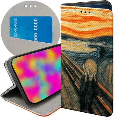 ETUI Z KLAPKĄ DO SAMSUNG GALAXY A55 5G WZORY EDVARD MUNCH KRZYK MALARSTWO