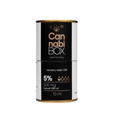 CANNABIBOX CBD 5% naturalny olejek 10 ml