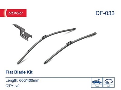 DENSO DF-033 LIMPIAPARABRISAS ESCOBILLAS PLANO KIT  