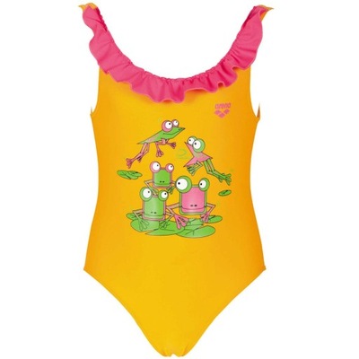 ARENA kostium stój kąpielowy neon dziecięcy 116cm
