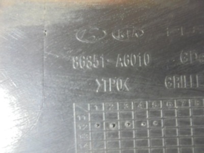 Решётка радиатора решётка радиатора бампера hyundai i30 ii 86351a6010 фото №1