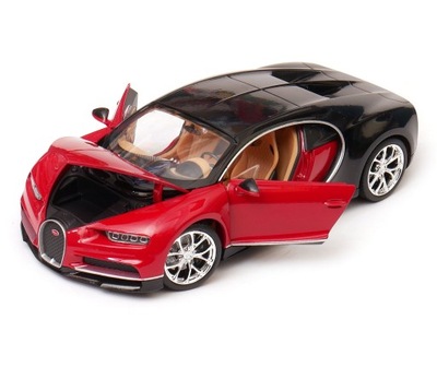 Bugatti Chiron 1:24 WELLY bordowy