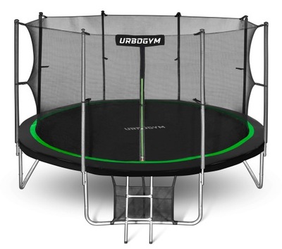 TRAMPOLINA OGRODOWA Z SIATKA WEWNĘTRZNA DO OGRODU DLA DZIECI 14 FT 435CM