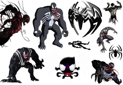 Tymczasowe Tatuaże Zmywalne Venom