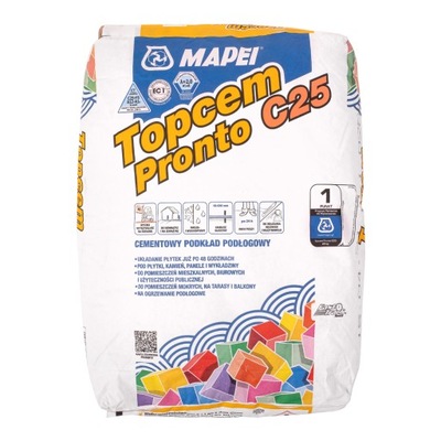 Zaprawa cementowa MAPEI Topcem pronto C25 – 25 kg