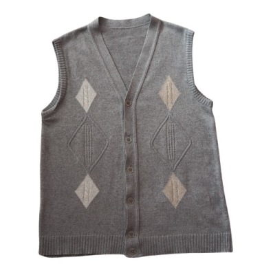 MĘSKA KAMIZELKA WEŁNIANA R. XL