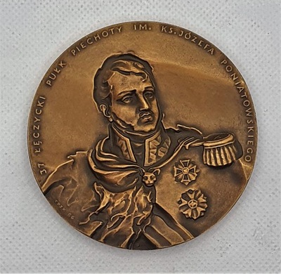 Medal 37 Łęczycki pułk Piechoty Józef Poniatowski