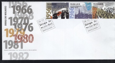 DROGA DO WOLNOŚCI , 2020 ROK 5040 - 5042 FDC