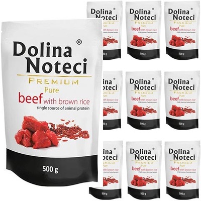 Dolina Noteci Premium Pure Wołowina ryż 10x500g