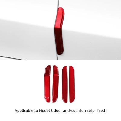 LUCKEASY PARA TESLA MODELO 3 MODELO Y CAR DOOR ANTI-COLLISION STRIP ABS~59774  