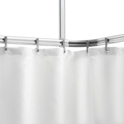 Drążek prysznicowy łukowy Sealskim 90x90 cm srebrny