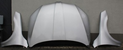Капот двигателя серебристая 9156 skoda octavia 3 5e фото №1
